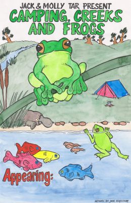 Camping, Creeks & Frogs